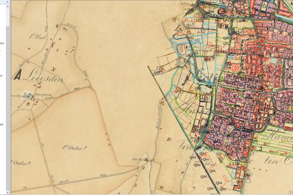 historische kaarten van Leusden en Stoutenburg